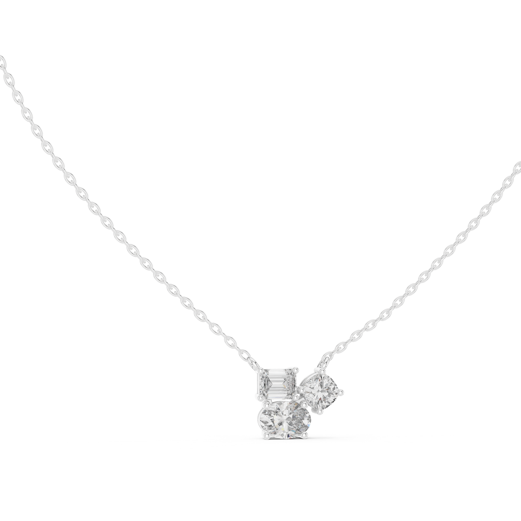 Classic Trio Diamond Necklace – Timeless Gold Jewelry