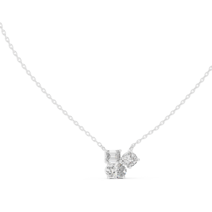 Classic Trio Diamond Necklace – Timeless Gold Jewelry