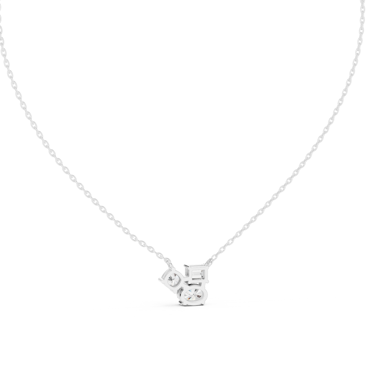 Classic Trio Diamond Necklace – Timeless Gold Jewelry