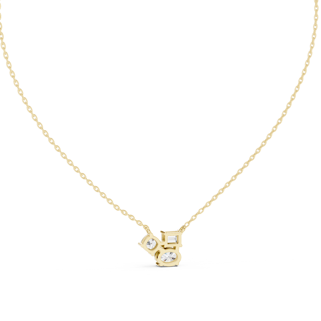 Classic Trio Diamond Necklace – Timeless Gold Jewelry