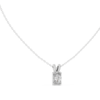 Elegant Solitaire Diamond Pendant with Sparkling Bail