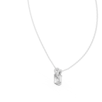 Elegant Solitaire Diamond Pendant with Sparkling Bail