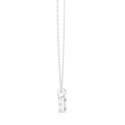 Elegant Solitaire Diamond Pendant with Sparkling Bail