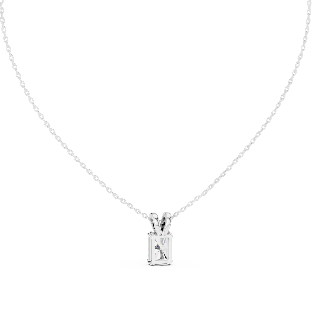 Elegant Solitaire Diamond Pendant with Sparkling Bail