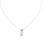 Elegant Solitaire Diamond Pendant with Sparkling Bail