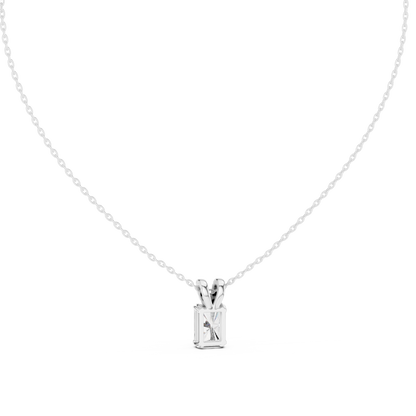 Elegant Solitaire Diamond Pendant with Sparkling Bail