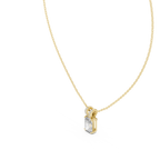 Elegant Solitaire Diamond Pendant with Sparkling Bail