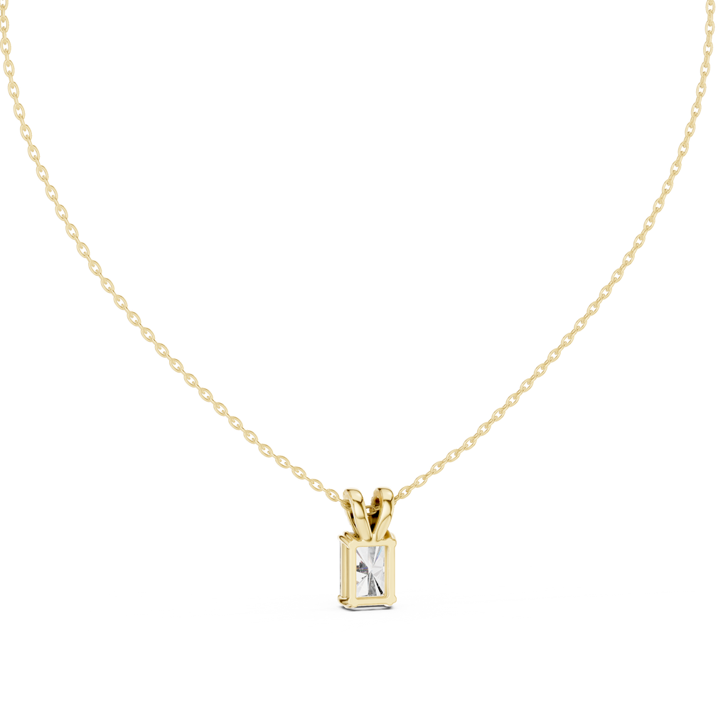 Elegant Solitaire Diamond Pendant with Sparkling Bail