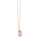 Luxuriöser Teardrop-Diamant-Anhänger mit Halo-Design