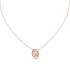 Luxuriöser Teardrop-Diamant-Anhänger mit Halo-Design