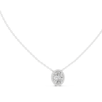Luxuriöser Teardrop-Diamant-Anhänger mit Halo-Design