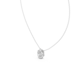 Luxuriöser Teardrop-Diamant-Anhänger mit Halo-Design