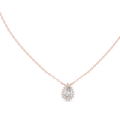 Luxuriöser Teardrop-Diamant-Anhänger mit Halo-Design