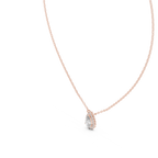 Luxuriöser Teardrop-Diamant-Anhänger mit Halo-Design