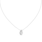 Luxuriöser Teardrop-Diamant-Anhänger mit Halo-Design
