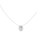 Luxuriöser Teardrop-Diamant-Anhänger mit Halo-Design