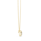 Luxuriöser Teardrop-Diamant-Anhänger mit Halo-Design
