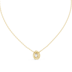 Luxuriöser Teardrop-Diamant-Anhänger mit Halo-Design