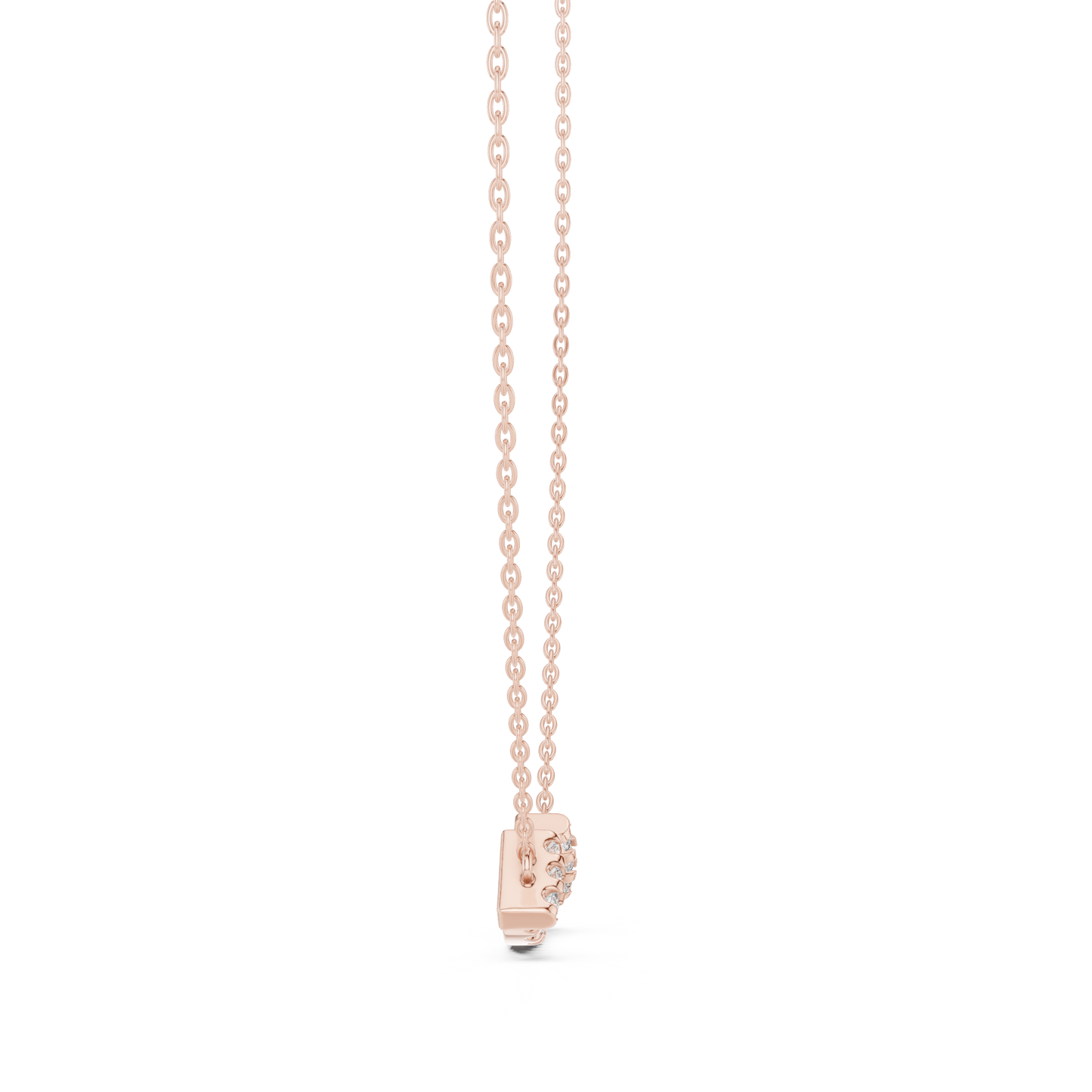 Fine Jewelry Smile Curve Necklace in 18K Gold