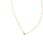 Classic Three-Stone Diamond Pendant Necklace