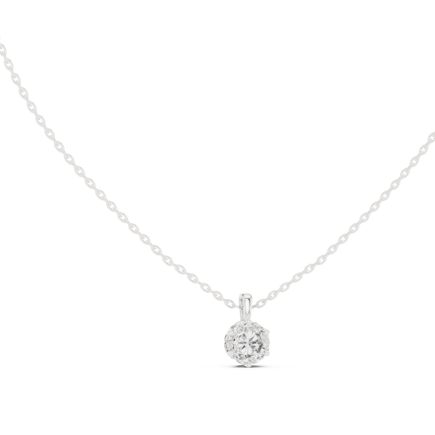 Brilliance Round Diamond Pendant