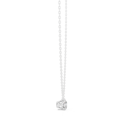 Simple Modern Diamond Pendant Necklace