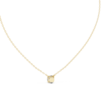 Simple Modern Diamond Pendant Necklace
