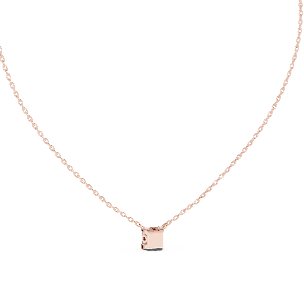 Fine Jewelry Princess Solitaire Necklace