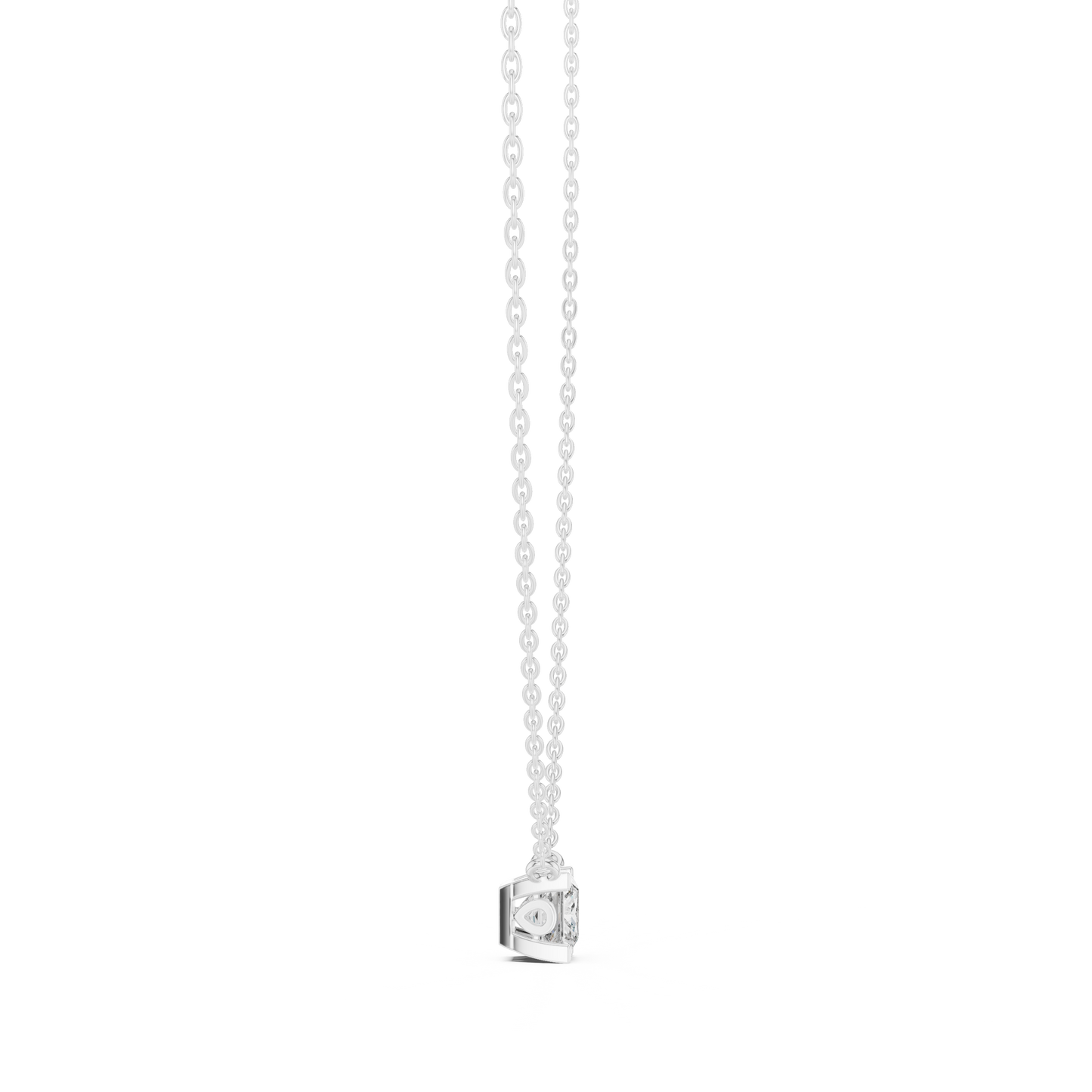 Fine Jewelry Princess Solitaire Necklace