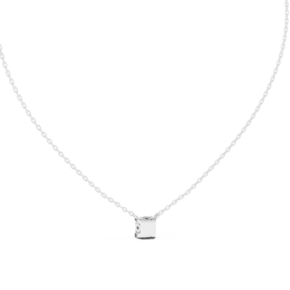 Fine Jewelry Princess Solitaire Necklace