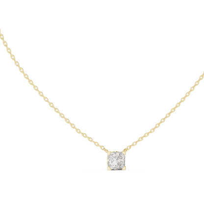 Fine Jewelry Princess Solitaire Necklace