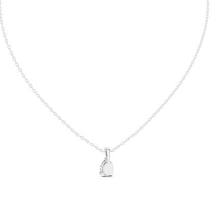 Golden Dewdrop Diamond Pendant