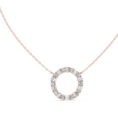 Golden Radiance Orbit Pendant