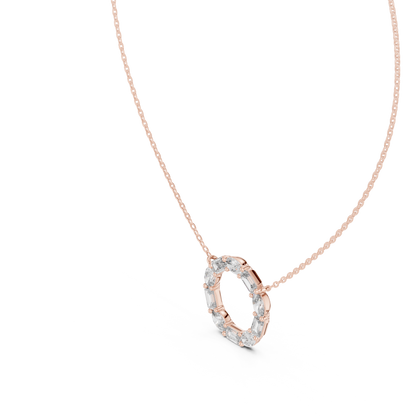 Golden Radiance Orbit Pendant