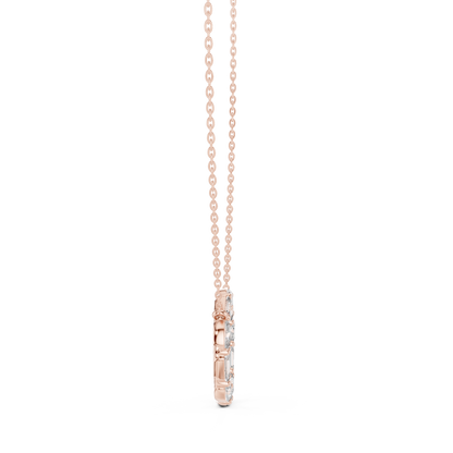 Golden Radiance Orbit Pendant
