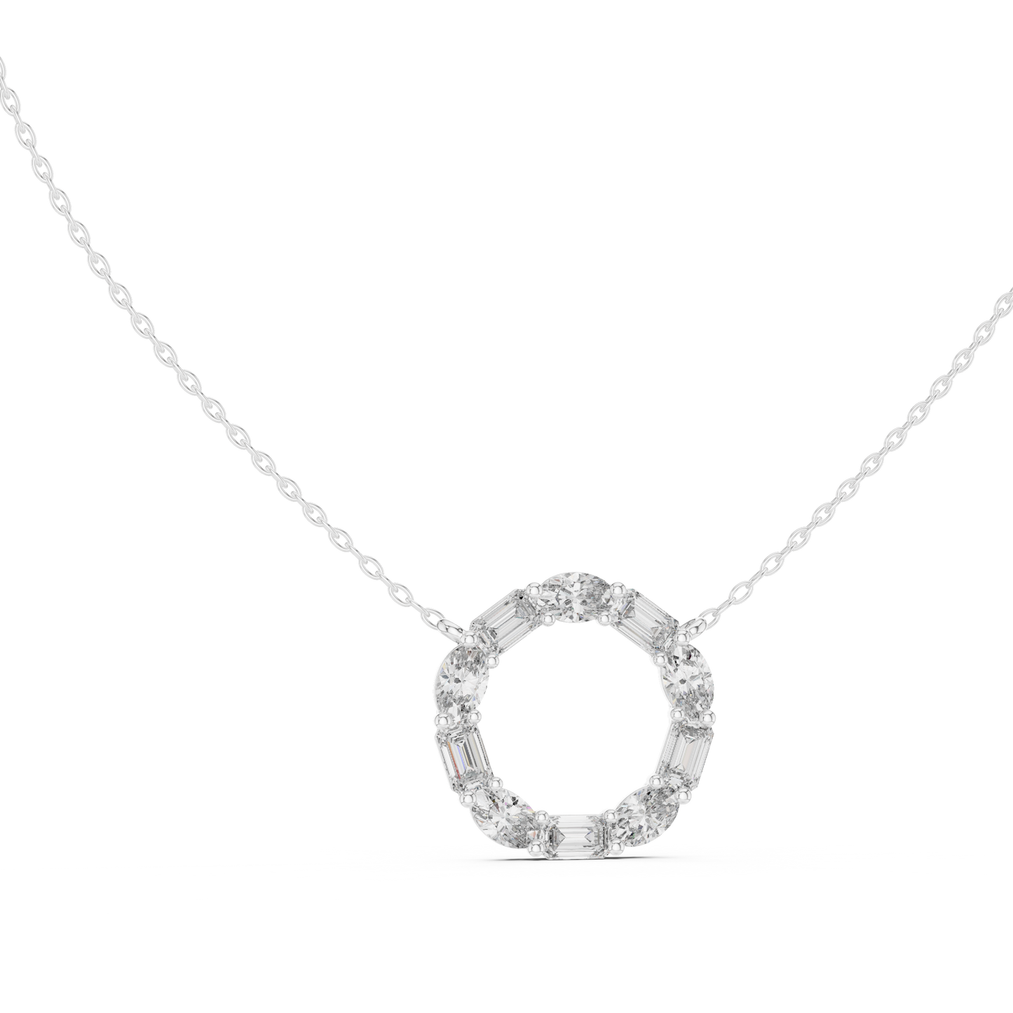 Golden Radiance Orbit Pendant