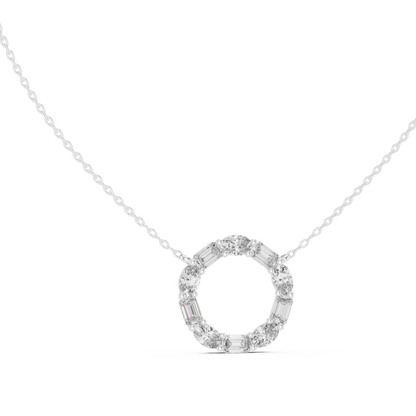Golden Radiance Orbit Pendant