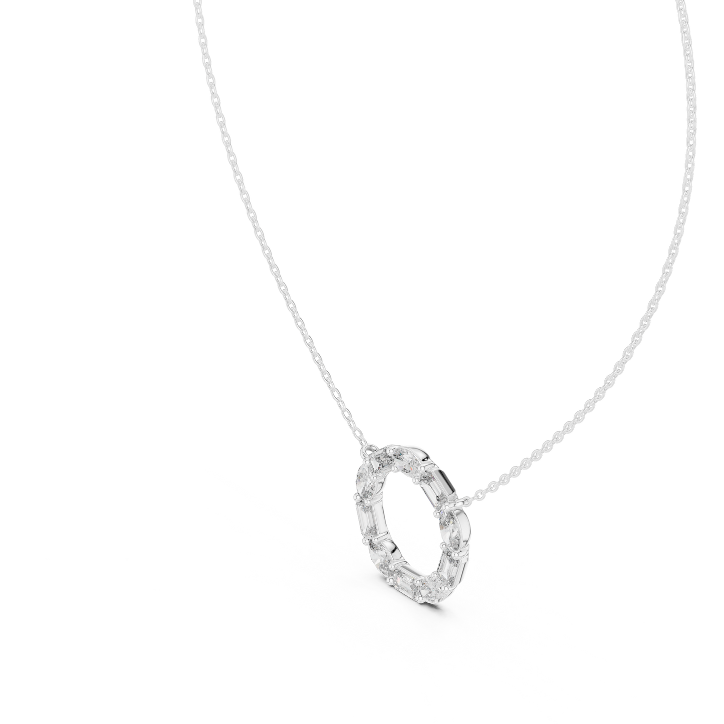 Golden Radiance Orbit Pendant