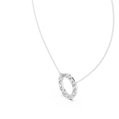 Golden Radiance Orbit Pendant