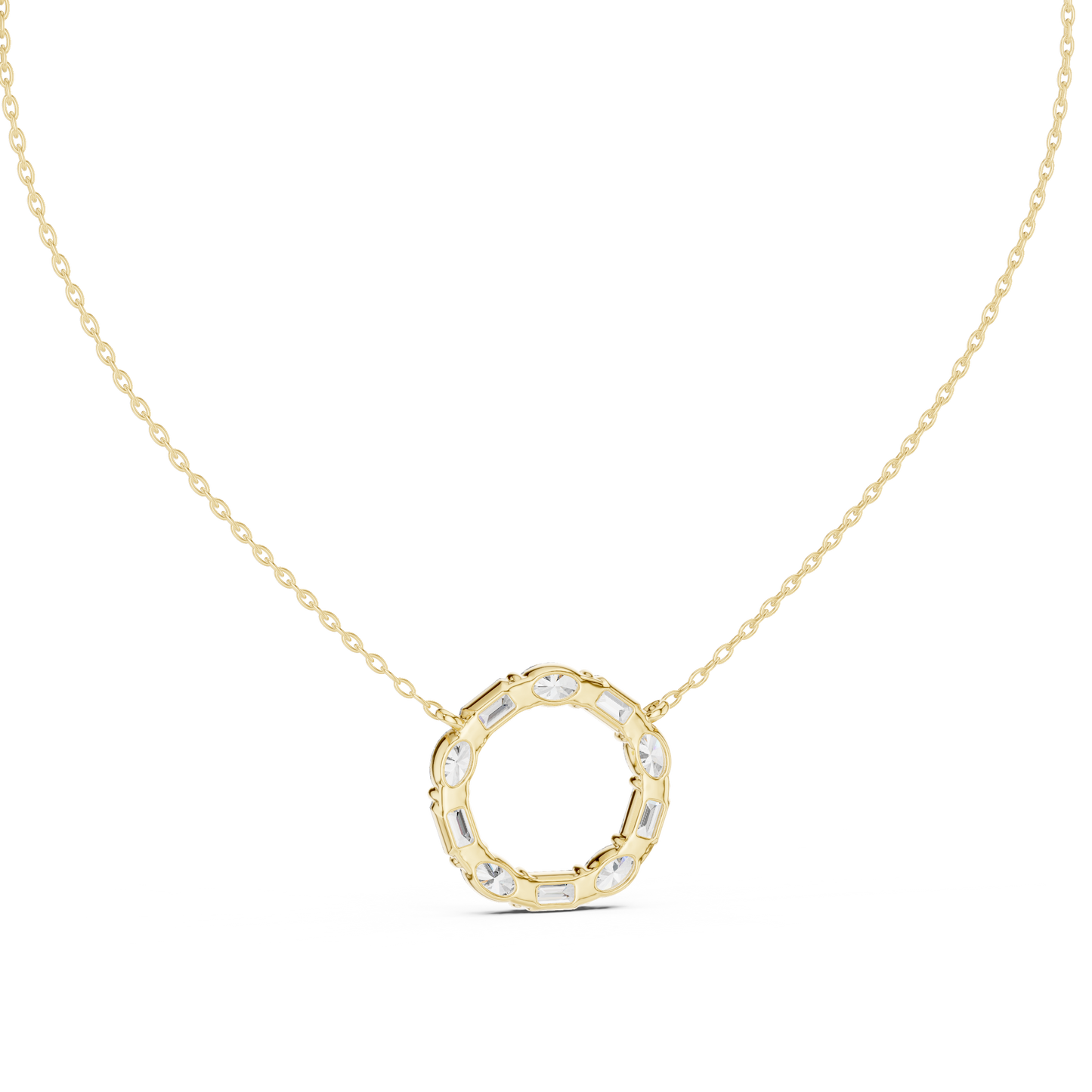 Golden Radiance Orbit Pendant