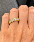 Marielle Luxe Curved Lab Grown Diamond Band Ring