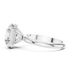 Großer runder Diamant-Verlobungsring für Damen