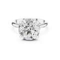 Großer runder Diamant-Verlobungsring für Damen