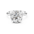 Großer runder Diamant-Verlobungsring für Damen
