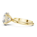Großer runder Diamant-Verlobungsring für Damen