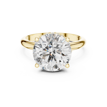 Large Round Cut Diamond Engagement Ring for Women