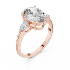 Oval Cut Diamond Statement Ring – Premium Gold Jewelry.