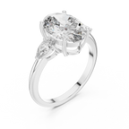 Oval Cut Diamond Statement Ring – Premium Gold Jewelry.