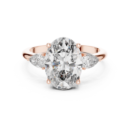 Oval Cut Diamond Statement Ring – Premium Gold Jewelry.