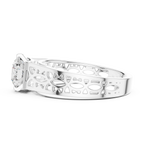 Designer Round Cut Halo Diamond Ring – Elegant Gold Ring.